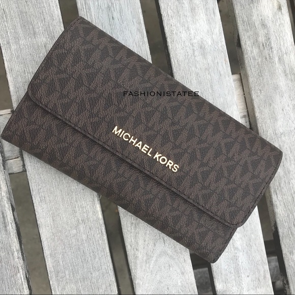 Michael Kors Medium Jet set tote Trifold Wallet - Picture 6 of 8